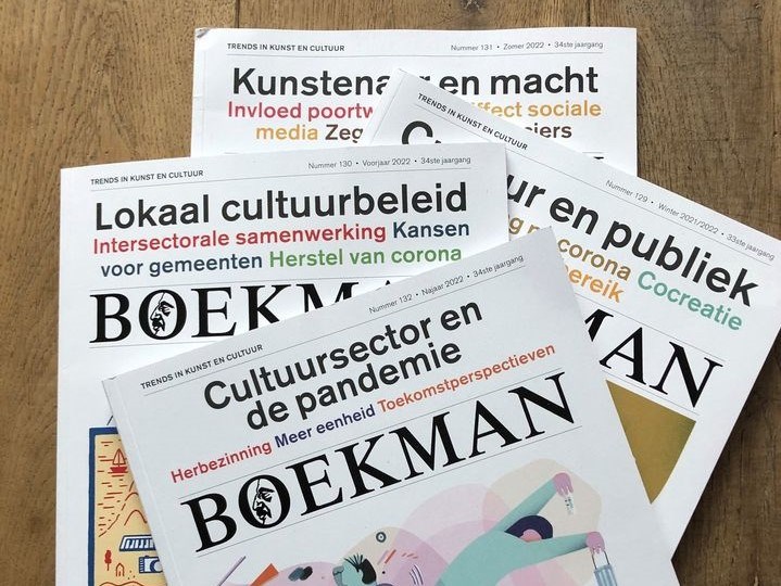 Bericht Columns in tijdschrift Boekman bekijken